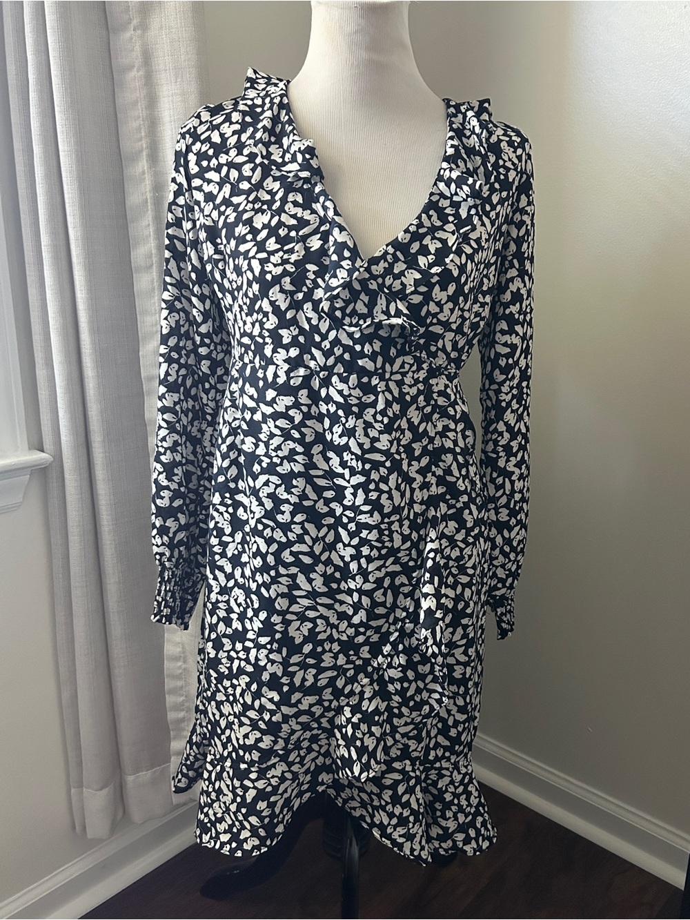 Vero Moda Women's Wrap Dress Long Sleeve